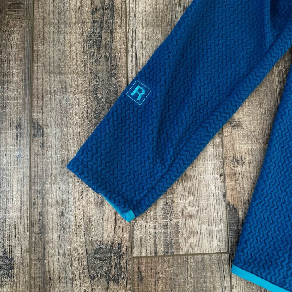 NWT Patagonia Men's R1 Air Zip Neck Fleece Pullover M Lagom Blue Lightweight - Picture 8 of 11